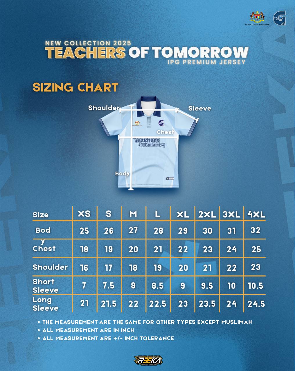 IPG Premium Jersey Teachers of Tomorrow Edition