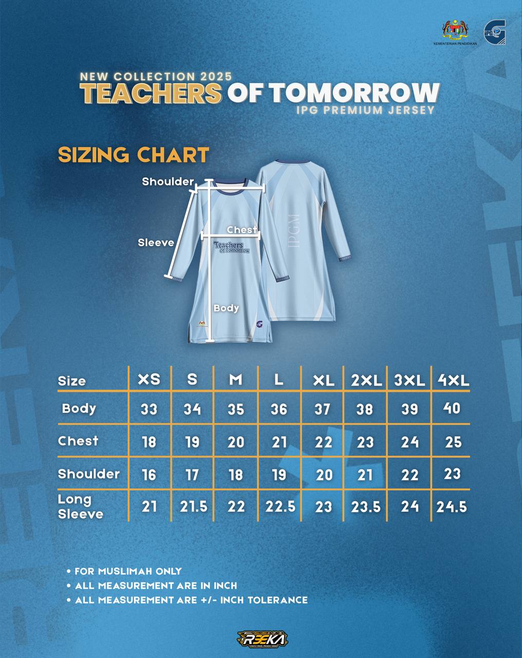 IPG Premium Jersey Teachers of Tomorrow Edition
