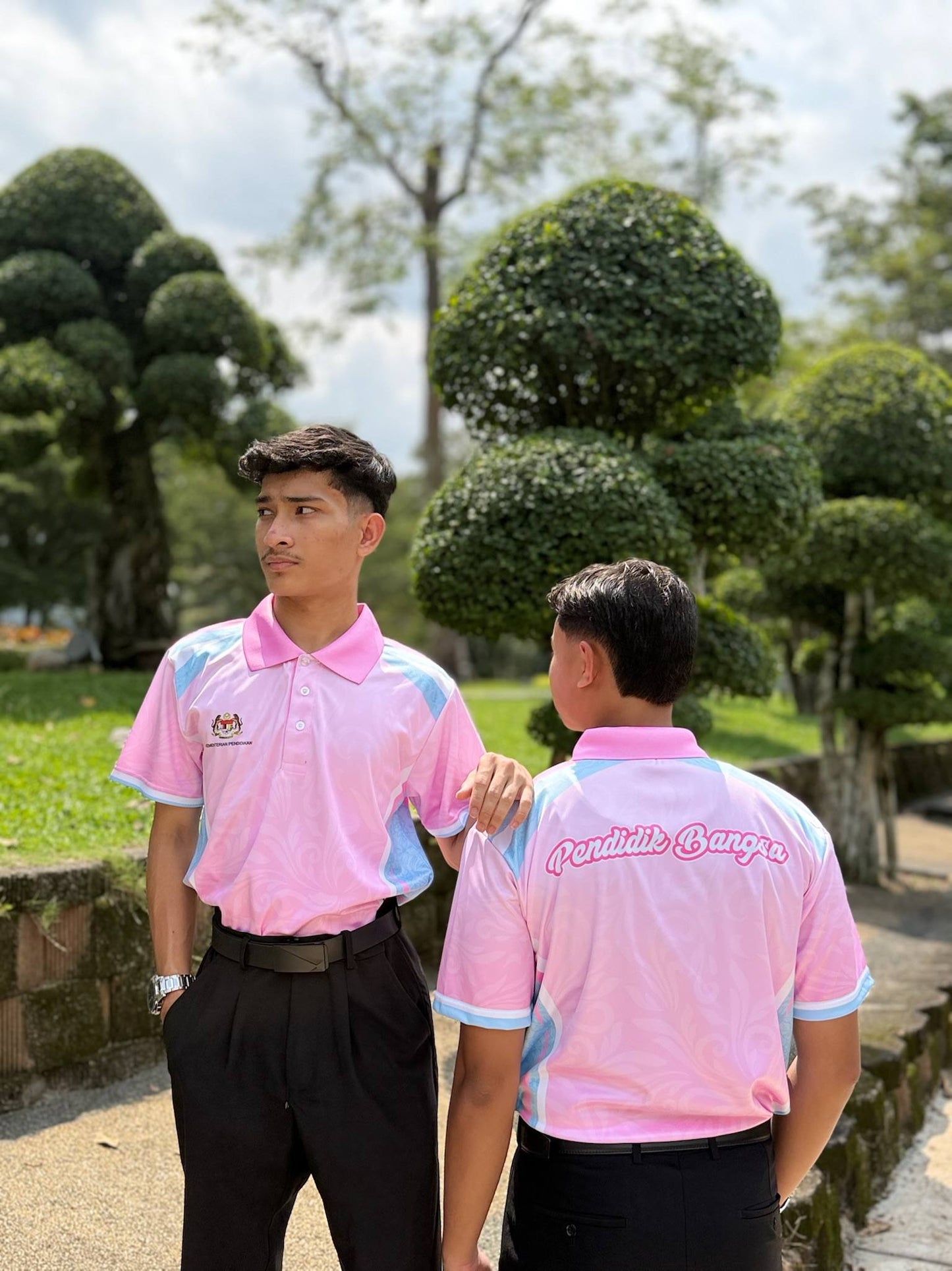 Pendidik Bangsa Premium Jersey Floral Pink Edition