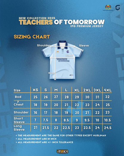 IPG Premium Jersey Teachers of Tomorrow Edition