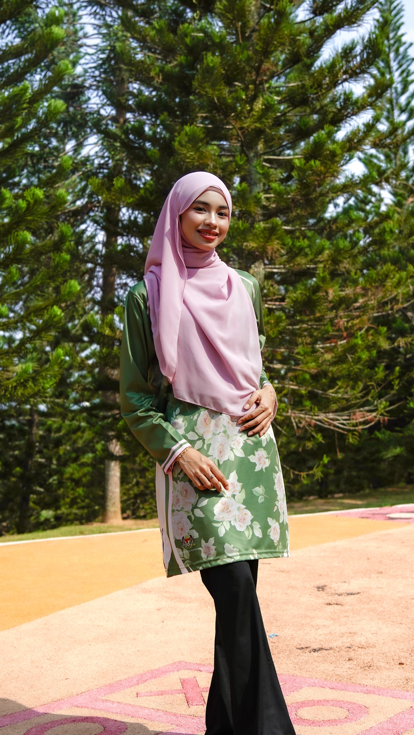 Premium Floral Green Pendidik Bangsa New Edition