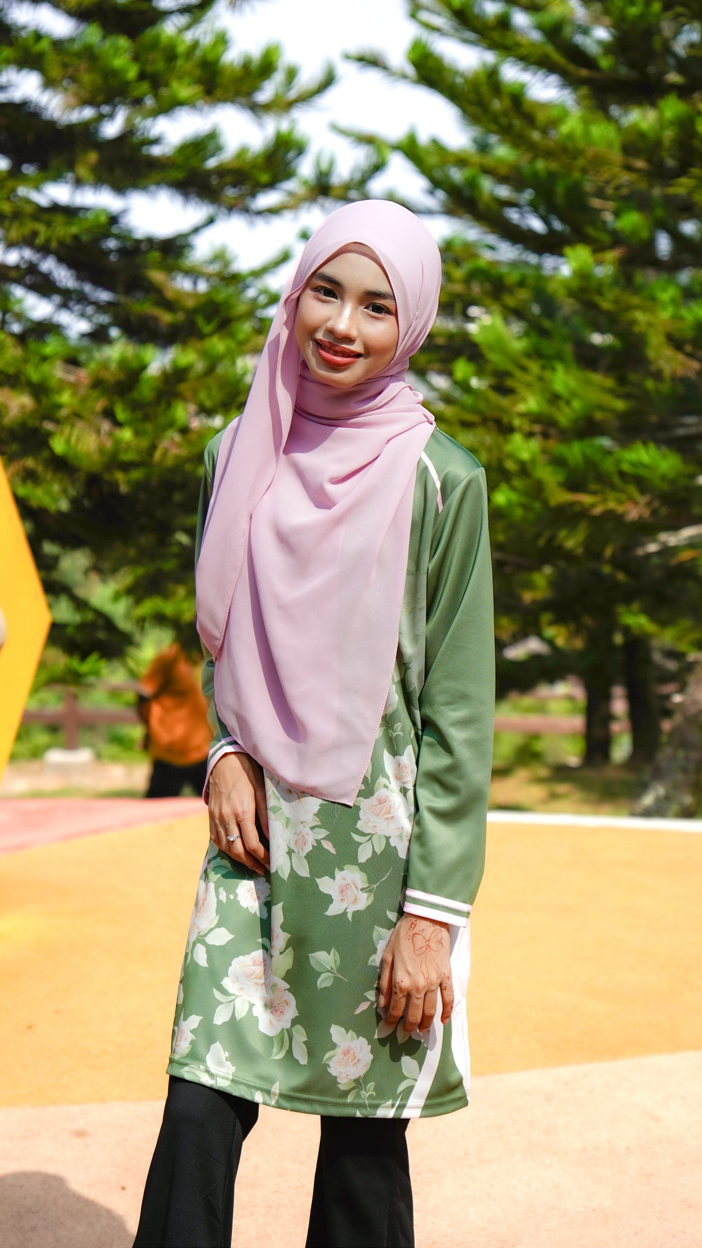 Premium Floral Green Pendidik Bangsa New Edition