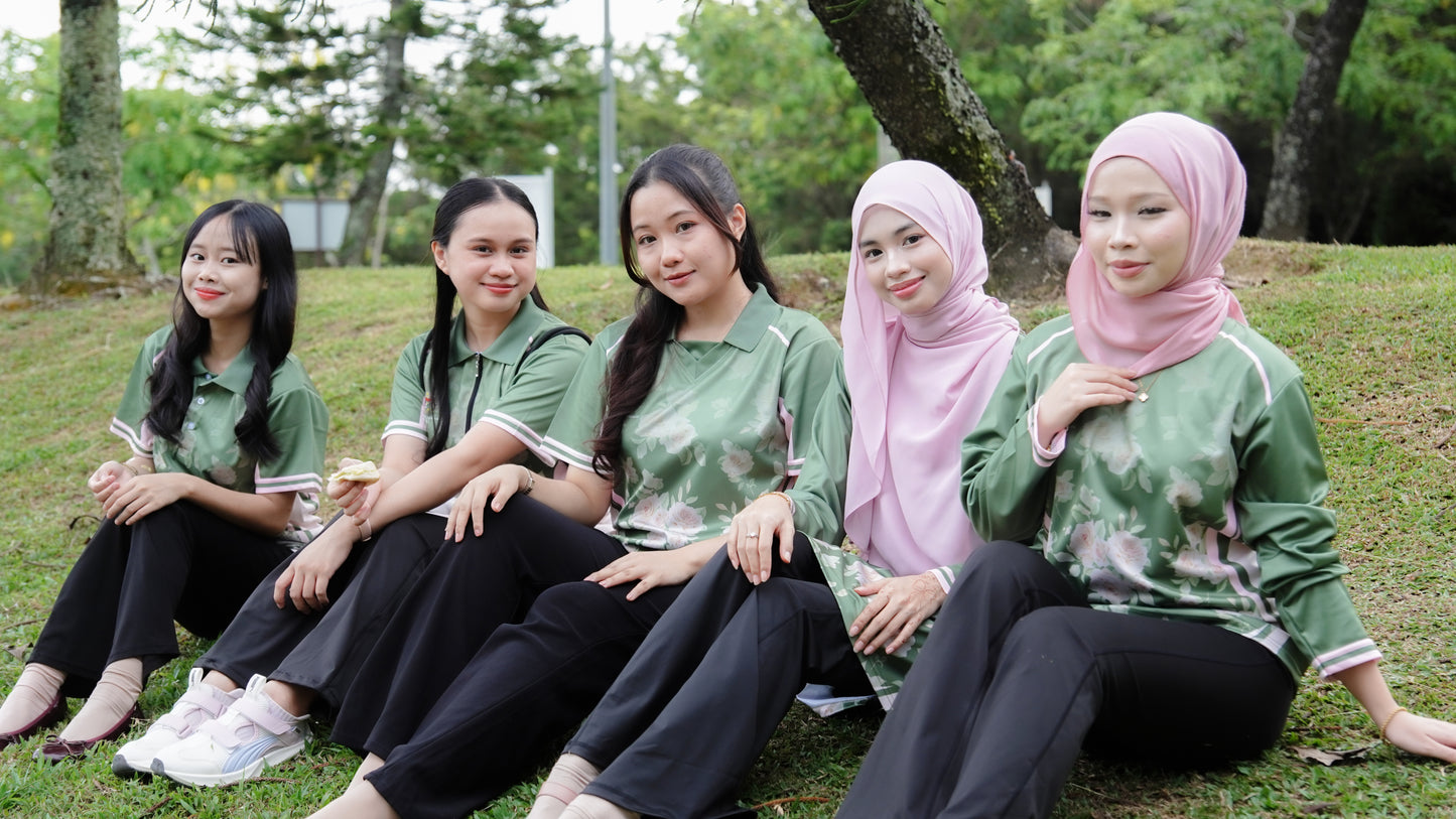 Premium Floral Green Pendidik Bangsa New Edition