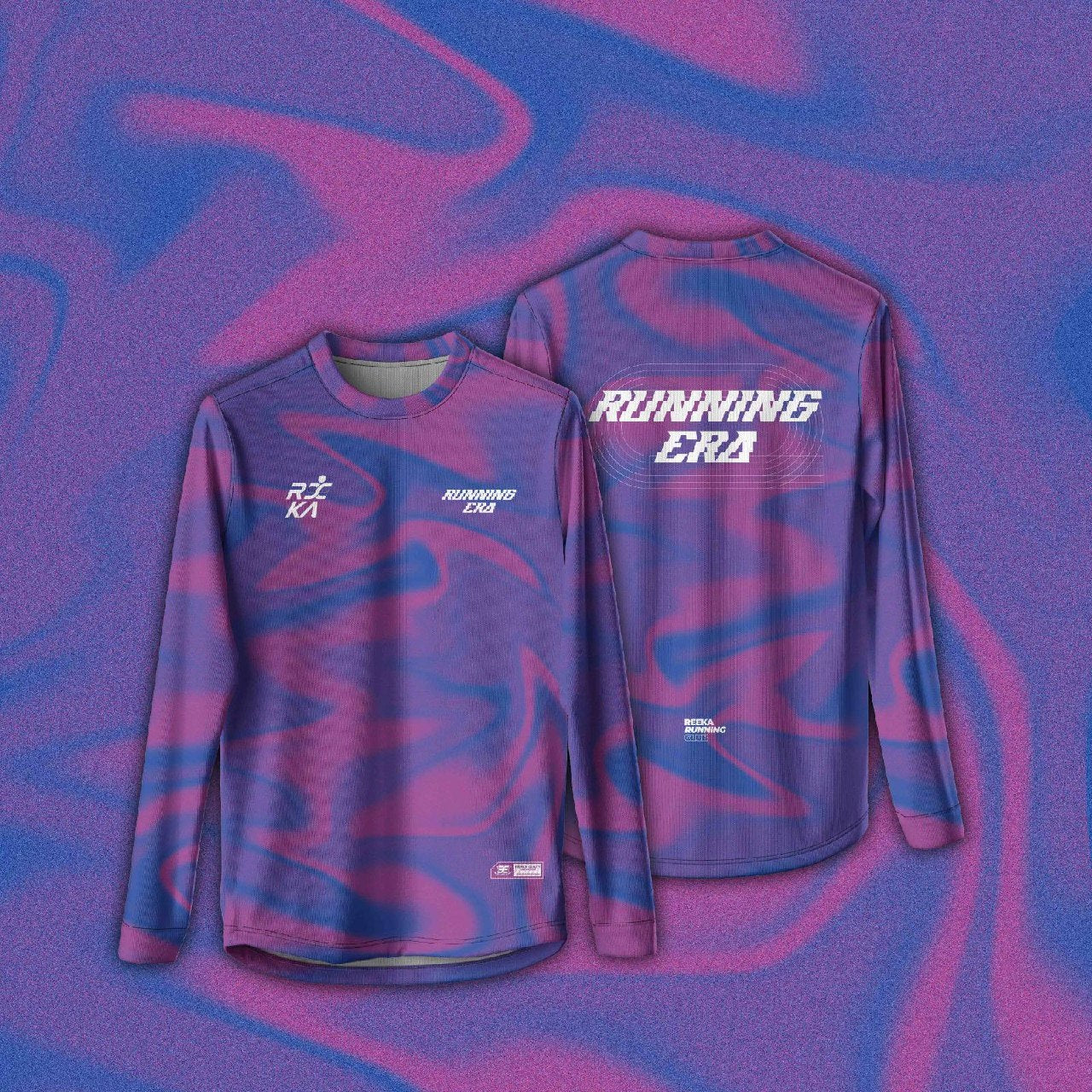 Running Curve Woman Cutting Long Sleeve