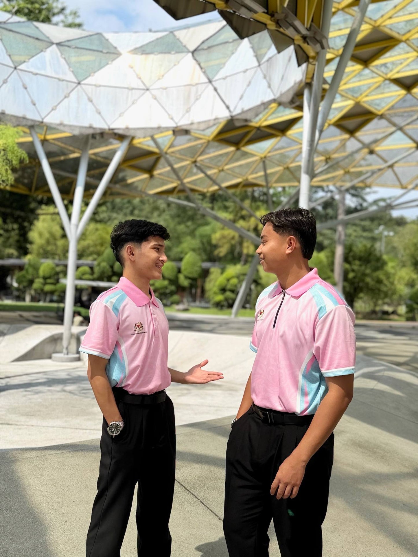Pendidik Bangsa Premium Jersey Floral Pink Edition