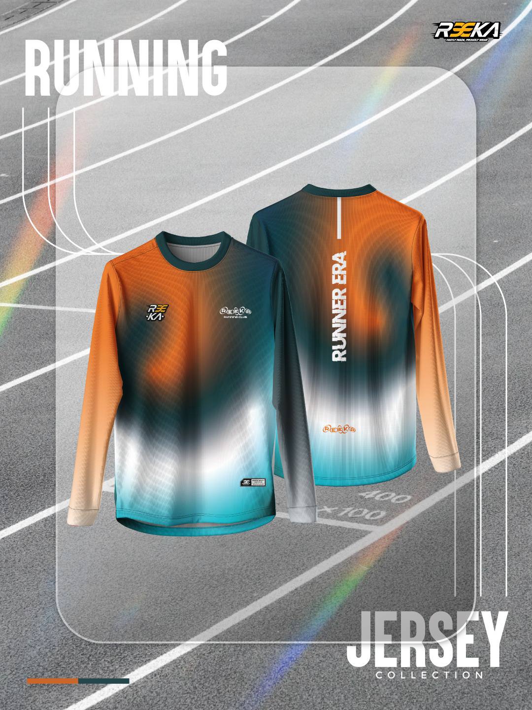 Running Curve Woman Cutting Long Sleeve