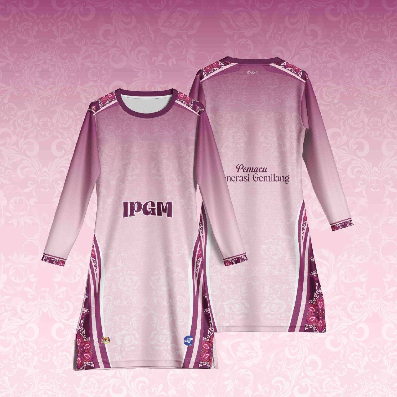 IPG Premium Jersey Dusty Pink Berries New Edition