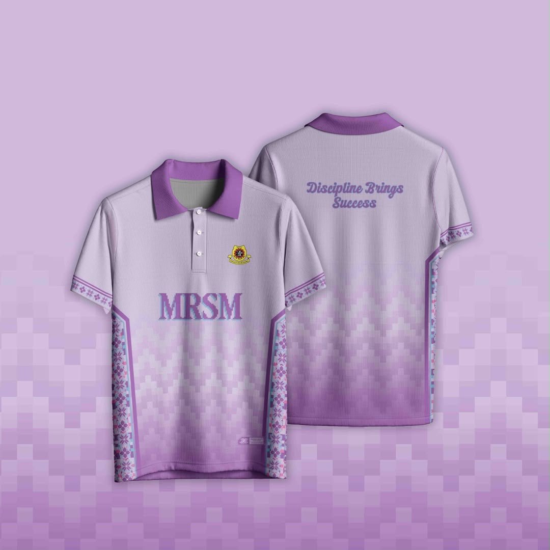 MRSM Premium Jersey Pixel Lilac Edition