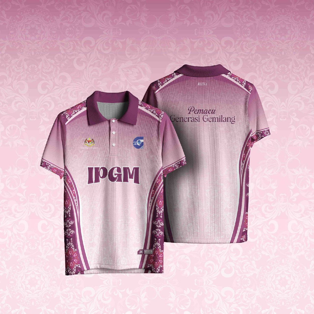 IPG Premium Jersey Dusty Pink Berries New Edition