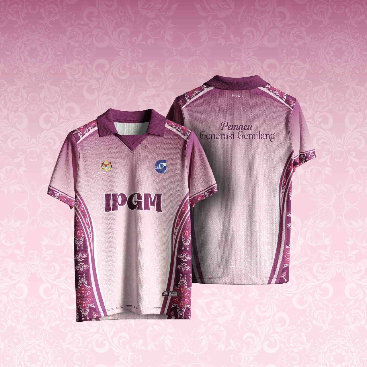 IPG Premium Jersey Dusty Pink Berries New Edition