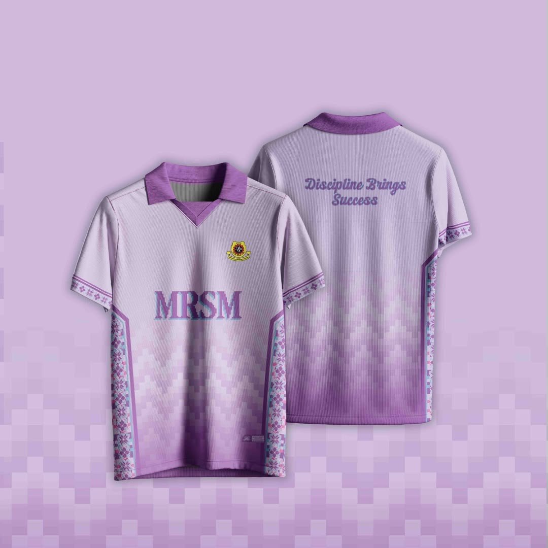 MRSM Premium Jersey Pixel Lilac Edition