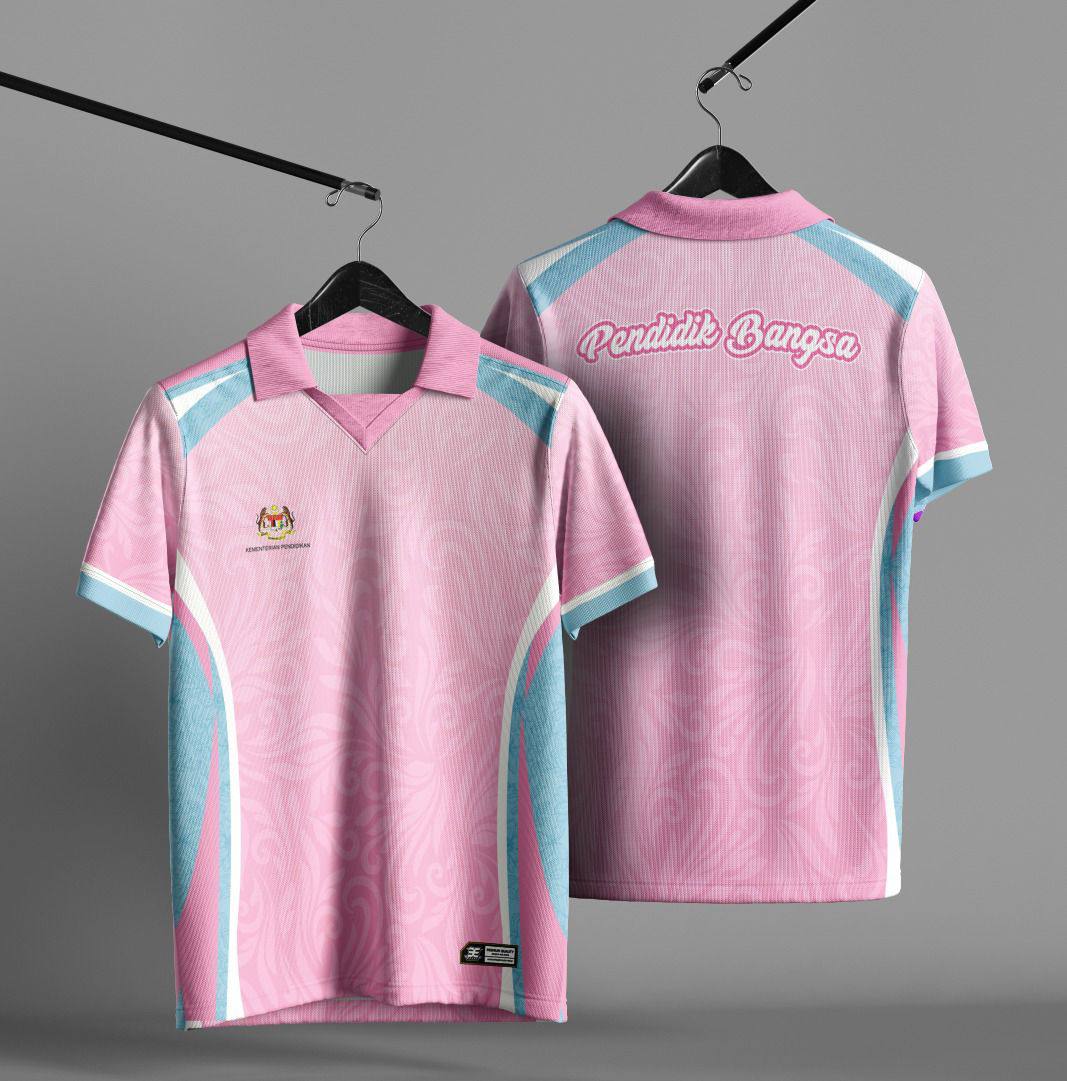 Pendidik Bangsa Premium Jersey Floral Pink Edition